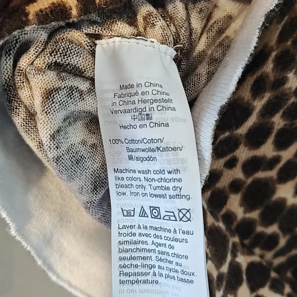 J.crew animal print sweater